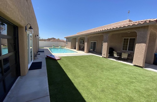 Lake Havasu City House | Heated Pool ~ Sleeps 20 ~ HUGE Family Resort Oasis