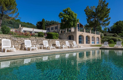 Saint-Martin-de-Castillon House | Heavenly Luberon house,5-7 bedrms, 5-6 bathrms, tennis, pool, stunning views