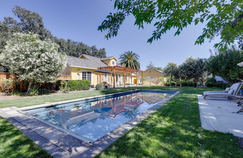 Sonoma House | Heavenly Sonoma Country Home: Garden, Pool & Spa!