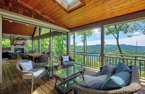 Cullowhee House | Heavenly Views - Luxury Mountain Home with Mountain and Lake views near Lake Glenville!