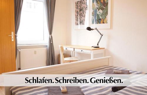 Andreasvorstadt Apartment | Helles Altbau-Loft mit Kingsize Bett, Smart-TV, etc