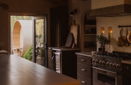 Pagosa Springs House | HGTV Remodeled Mediterranean style 50 acre ranch with barrel sauna
