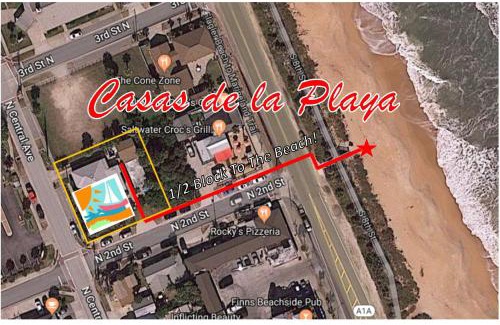 Flagler Beach Apartment | Hibiscus Cottage - Downtown and Steps to the Beach!