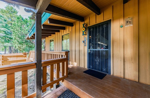 Alto Cabin | Hidden Buffalo Lodge | Sleeps 14 Hot Tub Porch