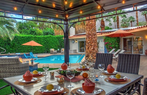 Tahquitz River Estates House | Hidden Haven - 4 Ensuite King Bedrooms, Pool Table, Fire Pit, Walk to Town!