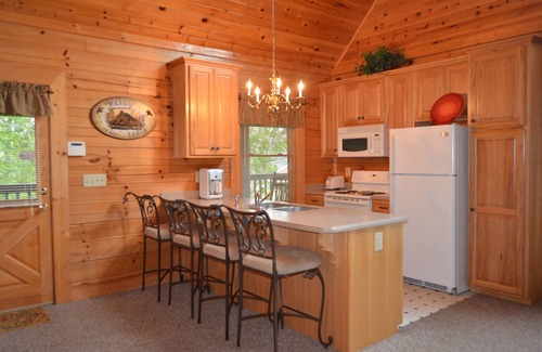 Sevierville Cabin | Hide-A-Way With a View, 2 Bedroom, 2 Bath, Lakefront Cabin