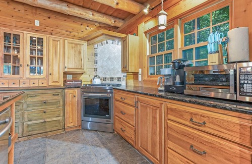 Fennville Cabin | Hideaway Cabin: Private Indoor Pool! Fireplace, Fire Pit, Dog Friendly, Nature