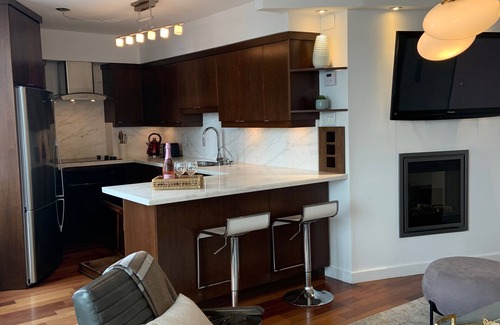 Central Waterfront Condo | High-End, Downtown, Lakefront 2 BEDROOM + DEN