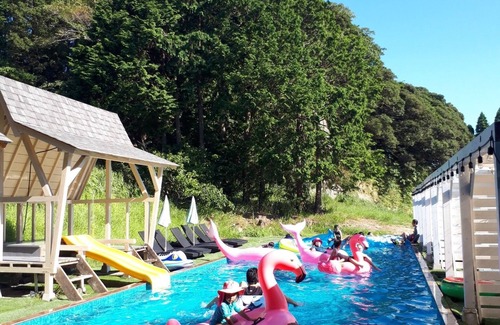 Isumi RV Rental | Highest class dome family plan private shower a/Isumi City Chiba