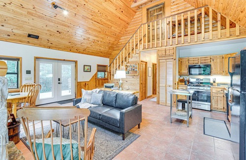 Indian Rock Springs Cabin | Hike, Fish & More: Cozy Cabin w/Patio in Murphy!