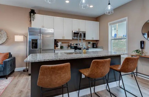 Canton House | Hillside Hideaway Boho 3BR Home w Gameroom, Waffle Bar, Gas Fire Pit, Mtn Views!