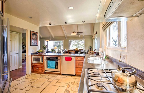 Rainbow CDP House | Hilltop Home in Wine Country w/Hot Tub & Views!