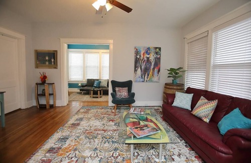 Cherokee Triangle Apartment | Hip 3BR Highlands Loft in Heart of the Highlands!