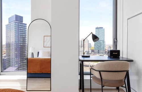 Clinton Hill Apartment | Hip Clinton Hill 2BR w/Gym, Elev & W/D, near Sports, by Blueground