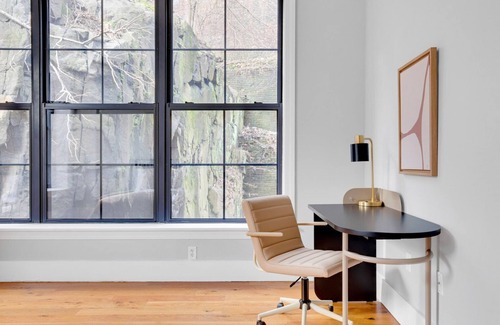 The Heights Apartment | Hip Jersey City 2BR w/W/D & Doorman, free shuttle to PATH, by Blueground