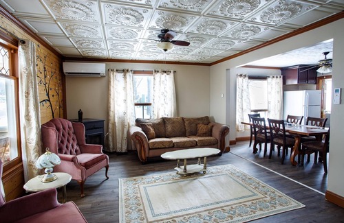 Madawaska Apartment | Historic 1930s Two-Story Apartment in Downtown Madawaska, ME