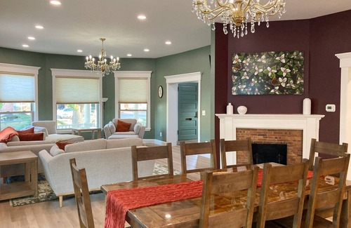 University District House | Historic Beacom Residence — Steps to Downtown, River and U of M.