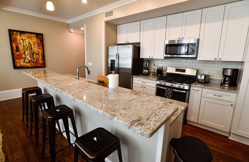 Central Business District Condo | Historic Charm Meets Modern Comfort: Condo in Historical Picayune Building