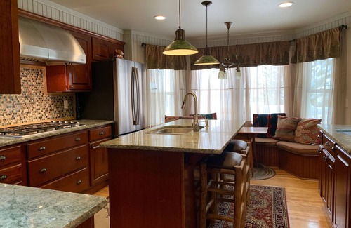 Lake Placid House | HISTORIC LAKE PLACID WATERFRONT GREAT CAMP-6 BR- each w/private full bath.
