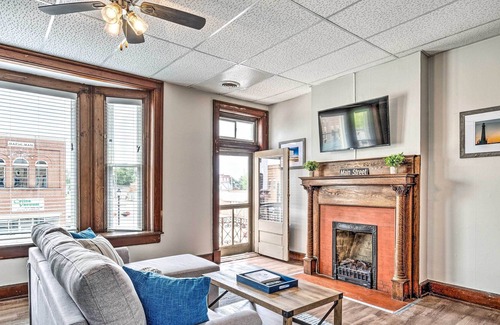 Celina Apartment | Historic Loft Apartment in Downtown Celina!
