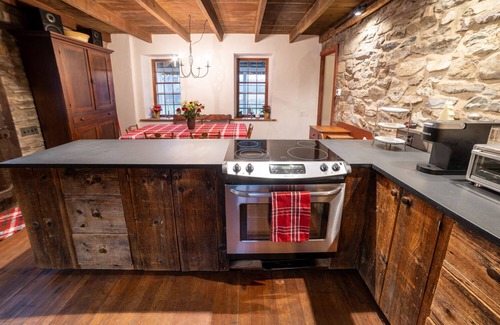 Baptistown House | Historic Stone Farmhouse w/Pool and Wood-Fired Hot Tub on 13-acre Property