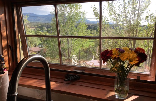 Taos House | Historic Taos Adobe Overlooking Lush Valley