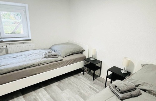 Bad Rappenau Apartment | Hn02 - Ferienwohnung mit Balkon und Dachterrasse in Bad Rappenau bei Heilbronn, 40 qm, 1 Schlafzimmer, Max. 3 Personen