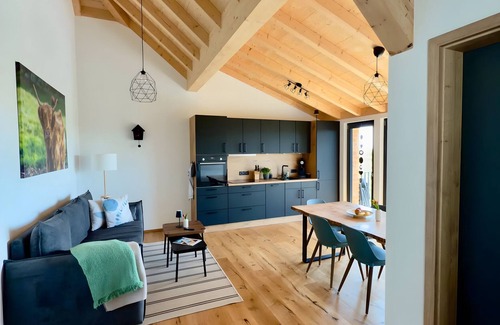 Wolpadingen Apartment | Holiday Home 'Steinackerhof - 2' with Mountain View, Shared Garden and Wi-Fi