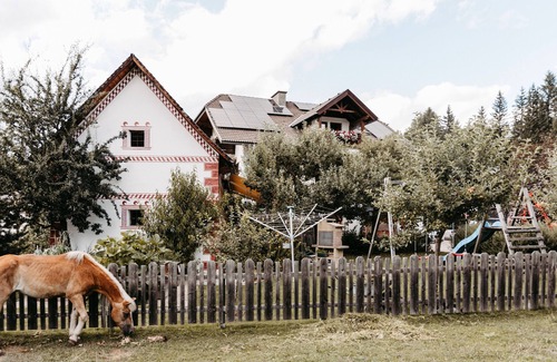 Sankt Andrae im Lungau Apartment | Holiday Apartment 'Seifterhof - No 2' with Mountain View, Shared Terrace and Wi-Fi