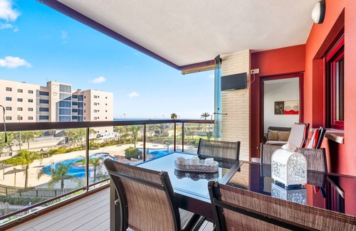 Mil Palmeras Apartment | Holiday Apartment "Mercedes" with Shared Pool, Private Terrace & Wi-Fi