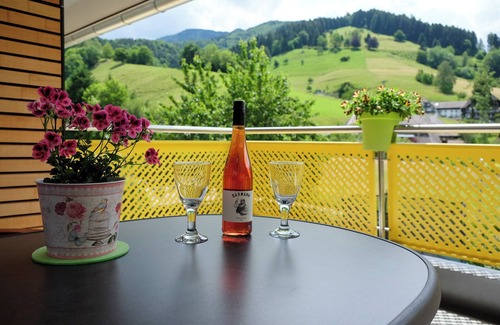 Untermunstertal Apartment | Holiday Apartment 'Belchen, Type B' with Mountain View, Balcony and Wi-Fi in Münstertal