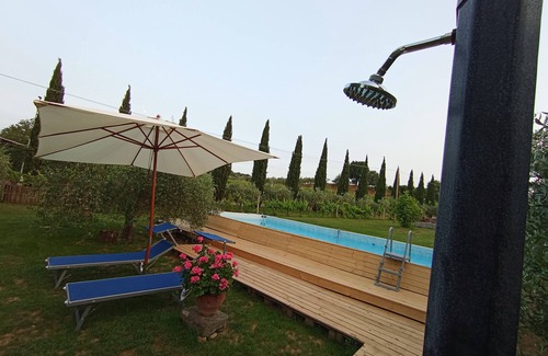 Chiusi Apartment | Holiday Apartment "Casa Vacanze Mongili" with Private Pool, Balcony & Wi-Fi