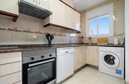 Miami Platja Apartment | Holiday Apartment "Montserrat" with Sea View, Shared Pool & Wi-Fi