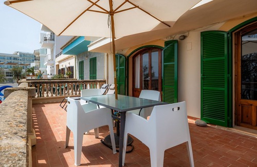 Cala Bona Apartment | Holiday Apartment "Voramar Mhm Cala Bona" with Sea View, Private Terrace & Wi-Fi