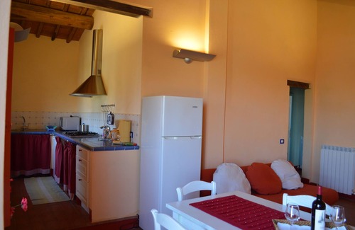 Asciano Apartment | Holiday apartment with swimming pool, strade bianche, swimming pool, view