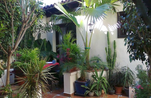 El Guincho Apartment | Holiday flat "Apartamentos Monasterio de San Antonio No. 1" with partial sea view and terrace