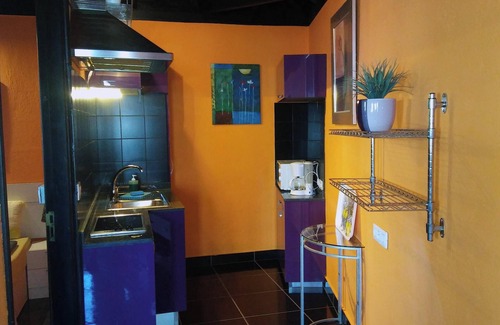 El Guincho Apartment | Holiday flat "Apartamentos Monasterio de San Antonio No. 7" with wifi, private balcony and sea view