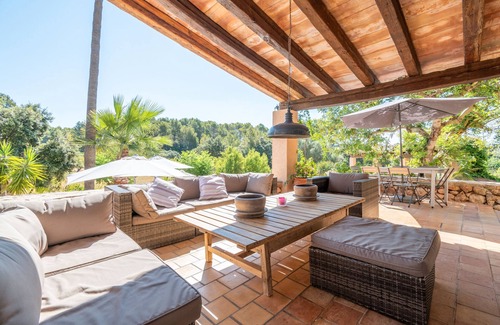 Santa Maria del Cami House | Holiday Home 'Son Pinet' with Mountain View, Private Pool and Wi-Fi