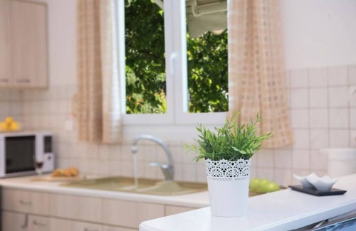 Agios Ioannis House | Holiday Home 'Aelia House - Elia' with Mountain View, Wi-Fi and Air Conditioning