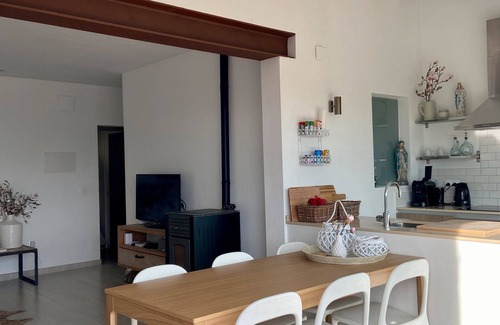 Benimeit House | Holiday Home 'Beautiful Ibiza Style Moraira' with Sea View, Wi-Fi and Air Conditioning
