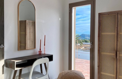 Benimeit House | Holiday Home 'Beautiful Ibiza Style Moraira' with Sea View, Wi-Fi and Air Conditioning