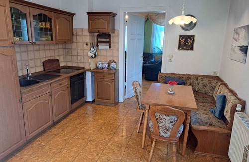 Gumtow House | Holiday Home 'Hof Schumacher' with Shared Terrace, Garden and Wi-Fi