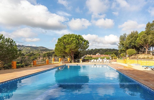 Palafolls House | Holiday Home 'Masia Mas Bolet' with Mountain View, Private Pool and Private Terrace