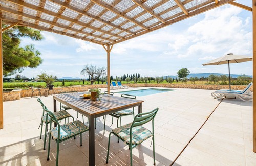 Sencelles House | Holiday Home 'Sa Caseta Biniali' with Private Terrace, Pool and Air Conditioning