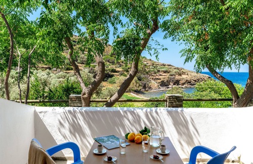 Batsi House | Holiday Home 'Seaview Mastrozanne Studio 9 Andros' with Sea View, Wi-Fi and Air Conditioning