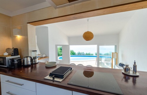 Marina de Son Ganxo Villa | Holiday Home “Villa Son Tato” with Ocean View, Pool, Terrace, Garden & WiFi