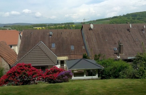 Gieselwerder House | Holiday home with large terrace in the Weserbergland - SAUNA