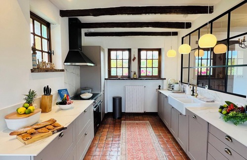 Ploudalmezeau Villa | Holiday mansion by the habour with phantastic sea view + wellness area + sauna