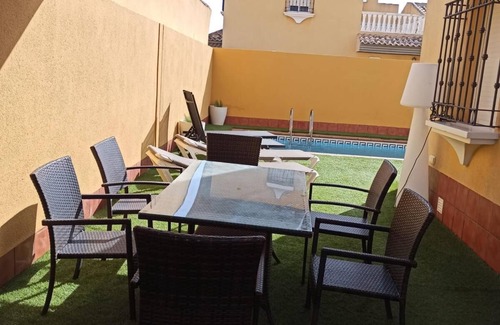 Los Alcazares House | Home in Los Alcazares,n4-bedroom house with, Private Pool, WiFi, AC,