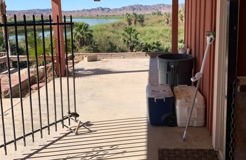 Yuma House | Home on the river. Private docks, plenty of off street parking, deck with BBQ